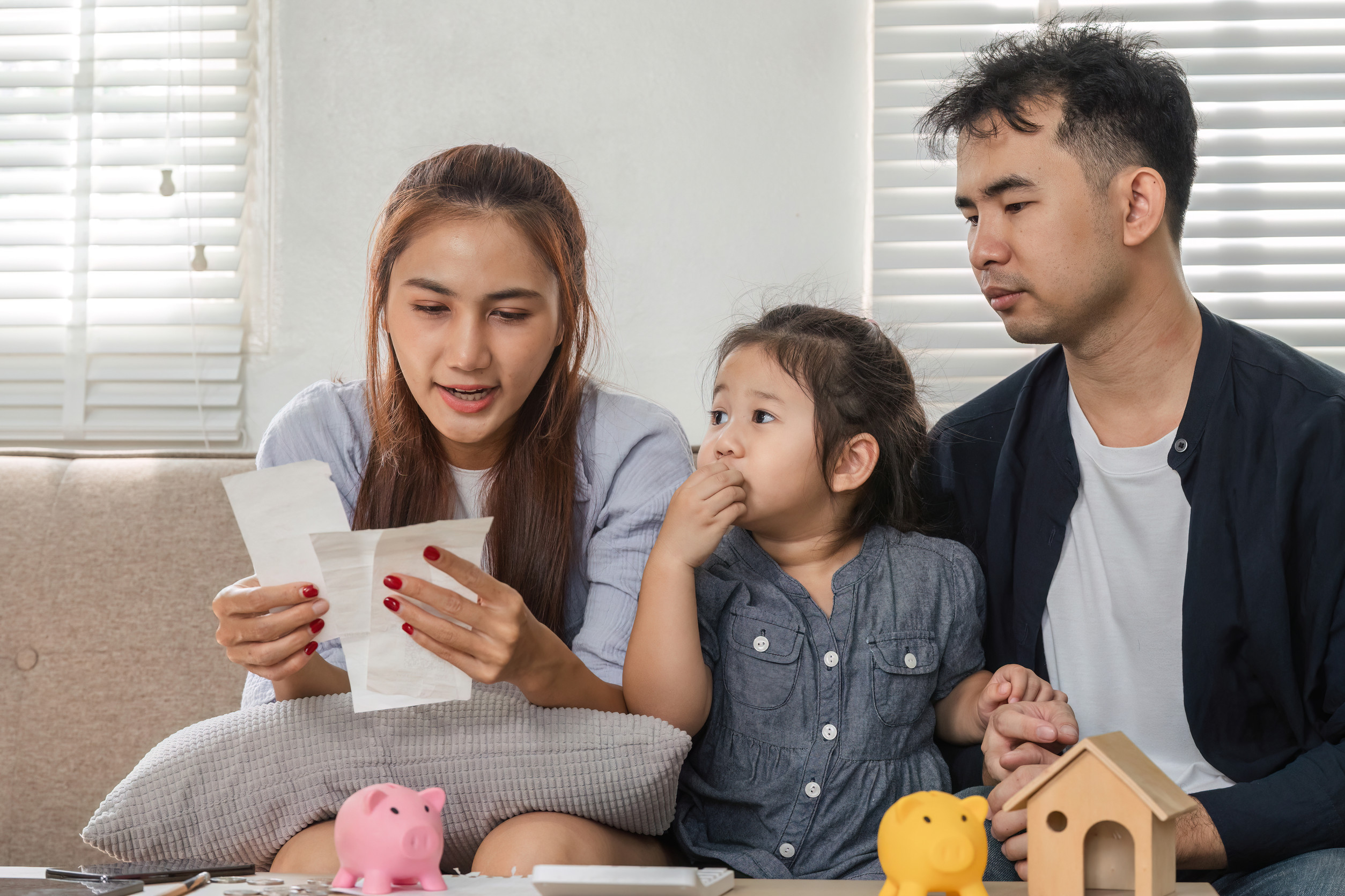 family making budget cuts