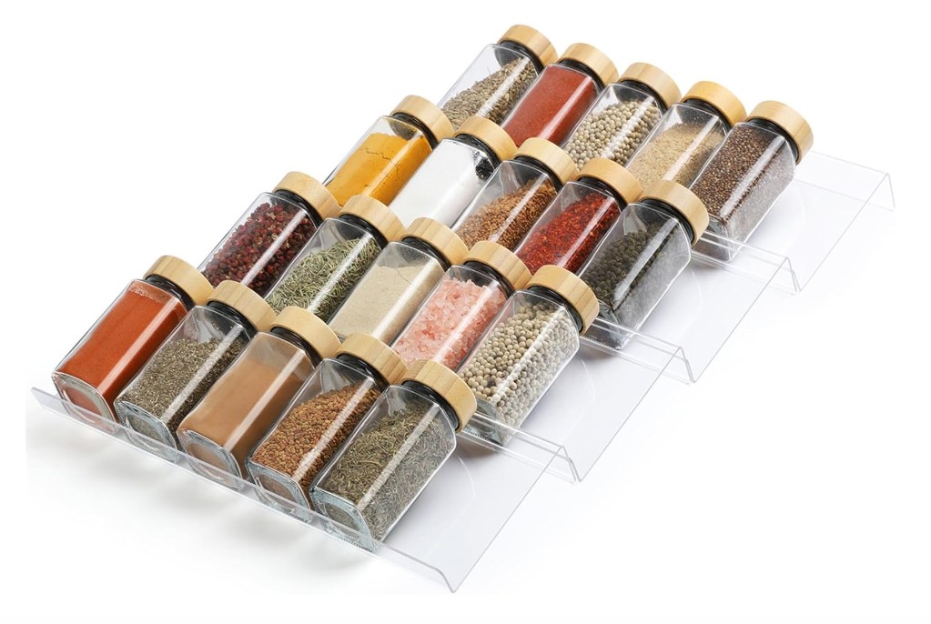 clear spice rack from Amazon