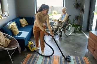 housekeeping for a senior woman